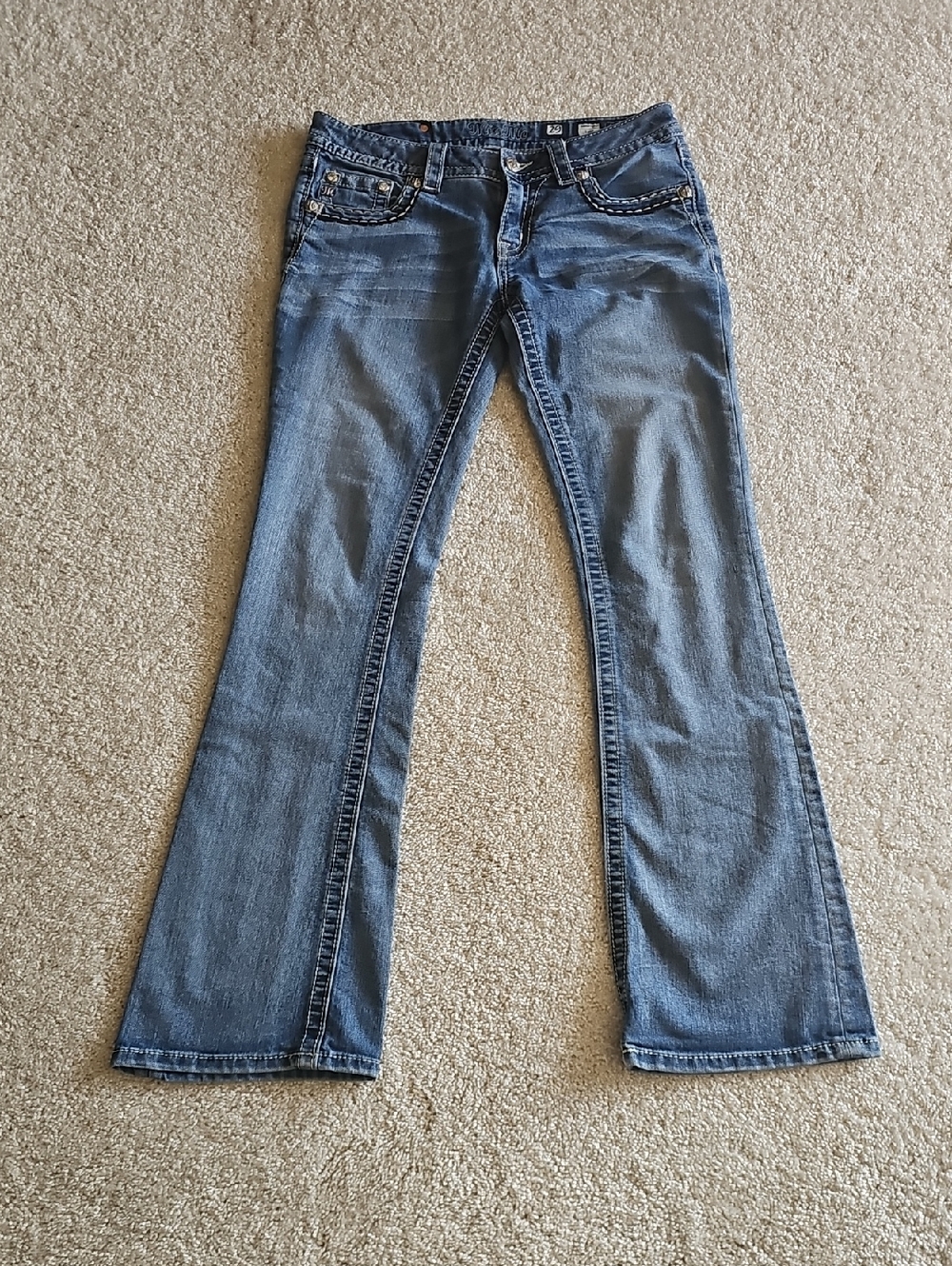 Miss Me Medium Blue Flare Jeans